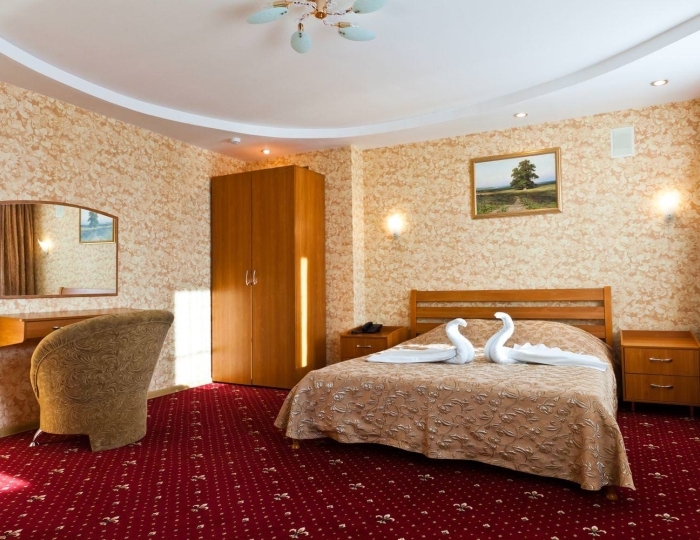 Номер комфорт с 1 двуспальной кроватью (корпус 1) - Санаторий «Волжанка» Сюктерка